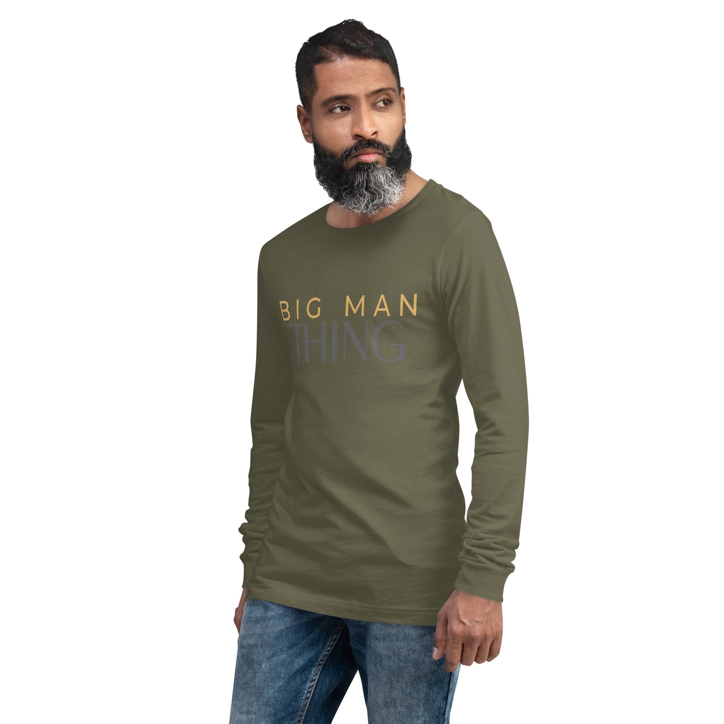 Men's Long Sleeve Tee (Big Man Thing)