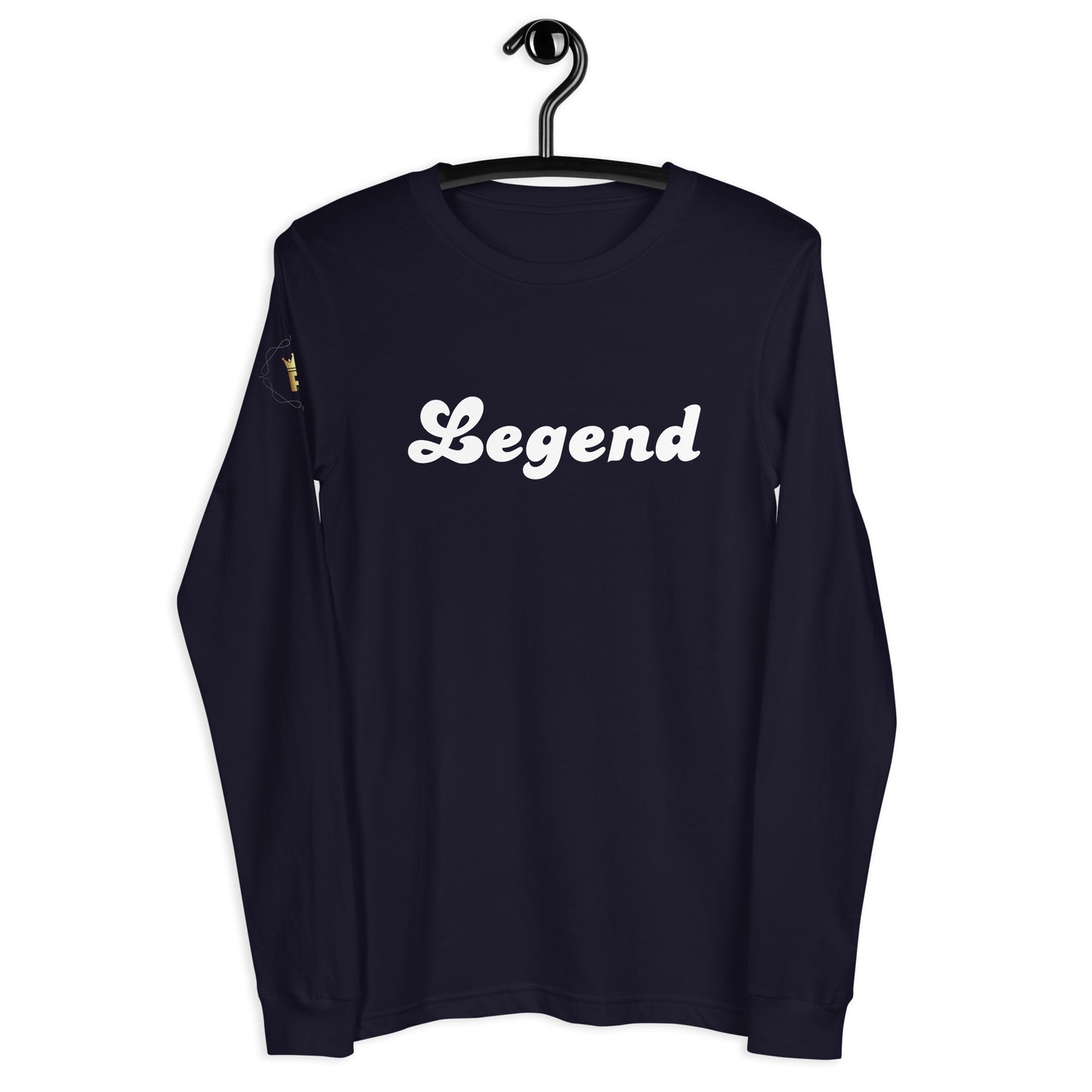 Men's Long Sleeve Tee (Legend, white text)