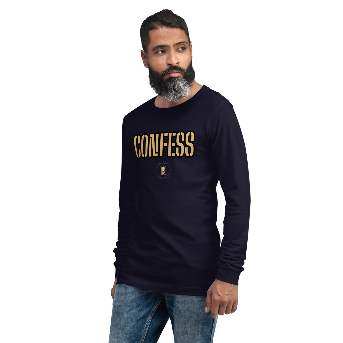 Men's Long Sleeve Tee (Confess)