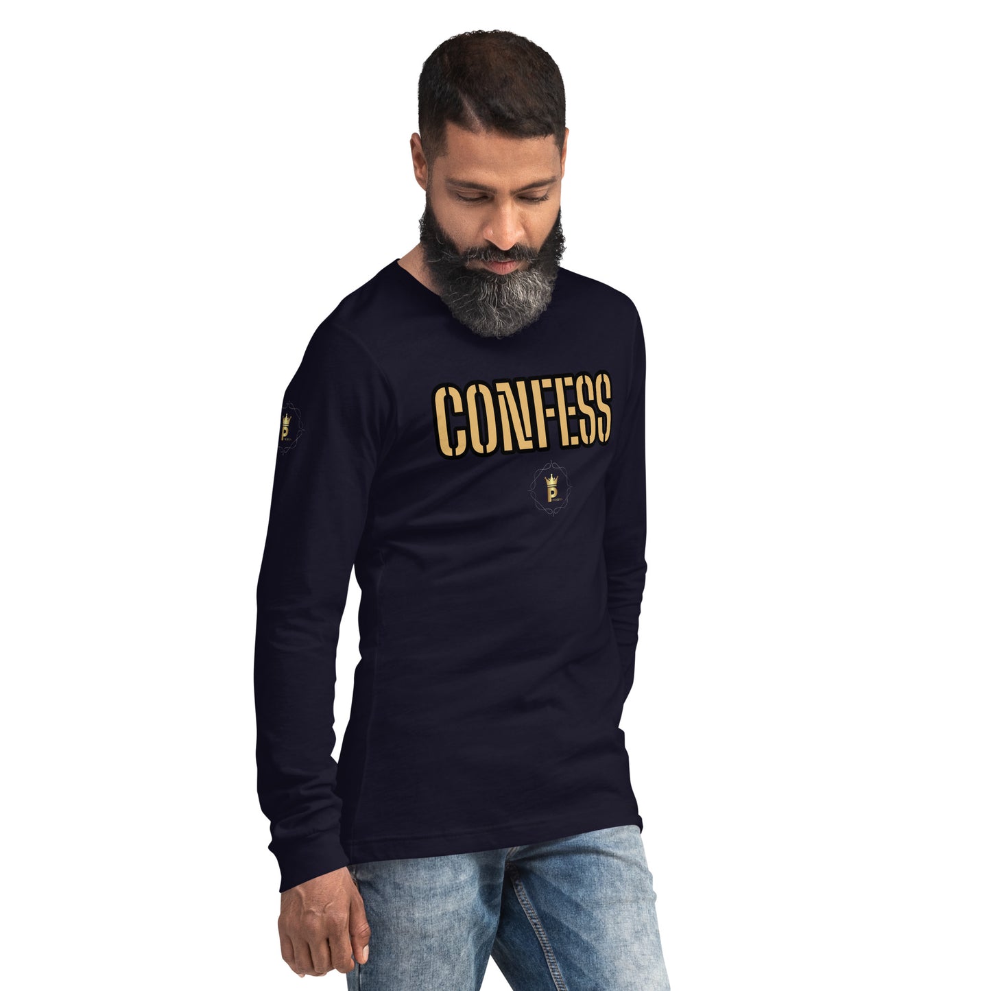 Men's Long Sleeve Tee (Confess)