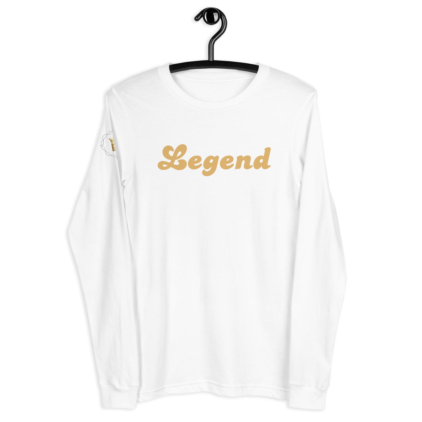 Men's Long Sleeve Tee (Legend, gold text)