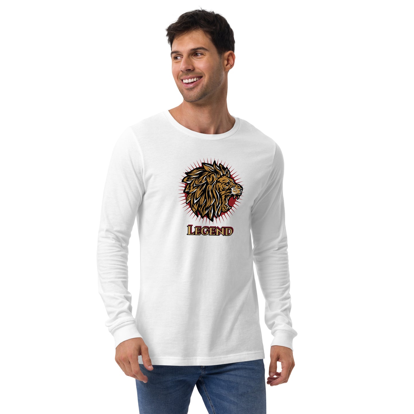 Men's Long Sleeve Tee (Legend Lion)