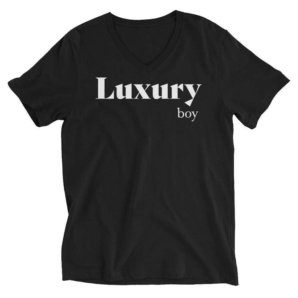 Men's Short Sleeve V-Neck T-Shirt (Luxury Boy)