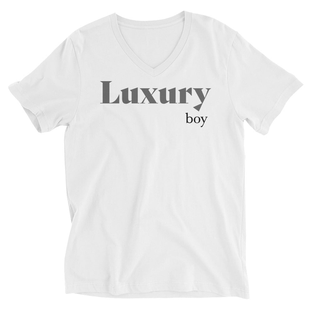 Men's Short Sleeve V-Neck T-Shirt (Luxury Boy)