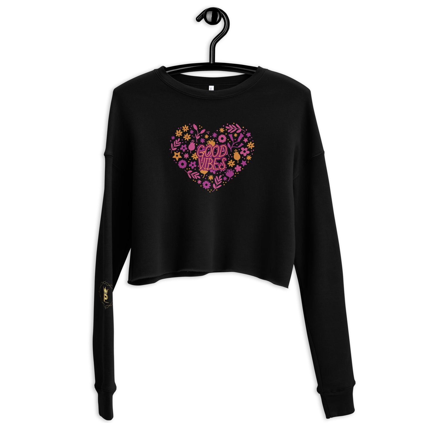 Crop Sweatshirt (Good Vibes)