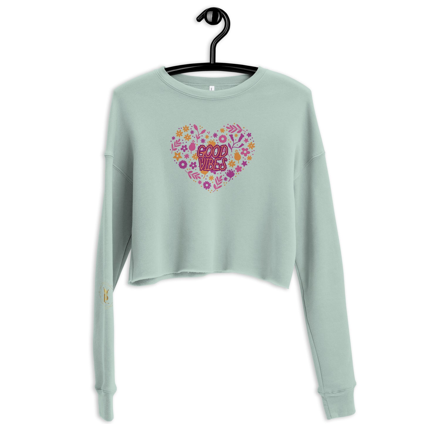 Crop Sweatshirt (Good Vibes)
