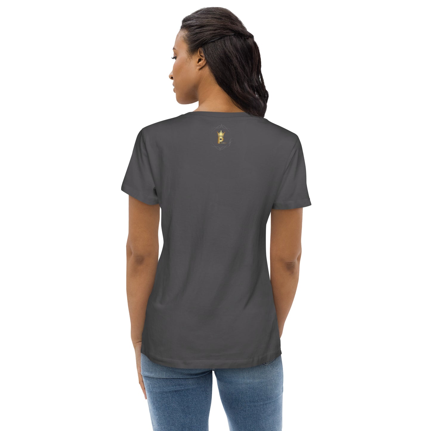 Women's fitted tee (Lion Respect)