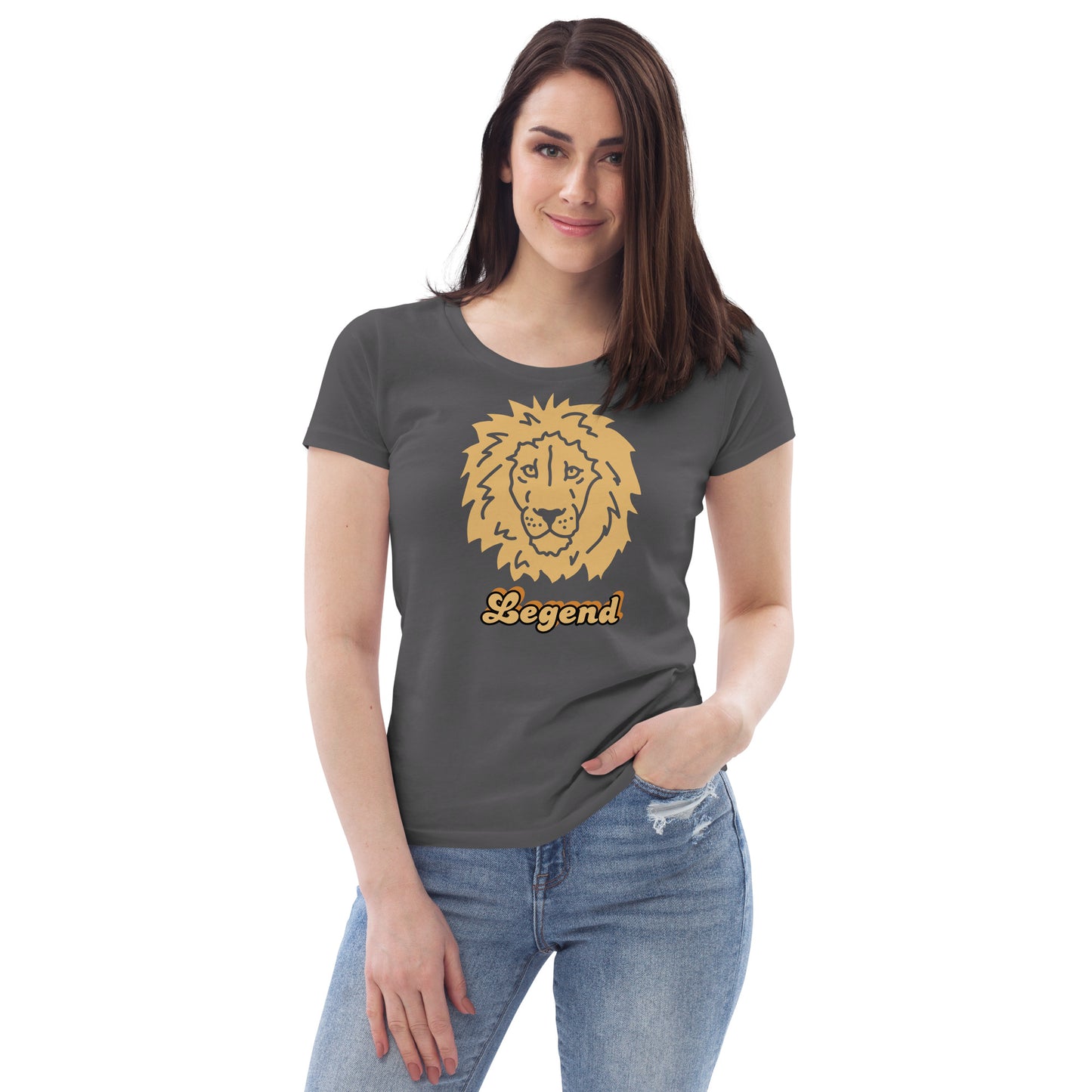 Women's fitted tee (Legend Lion)