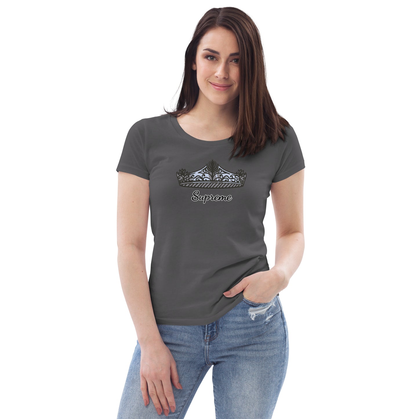 Women's fitted tee (Crown Supreme)