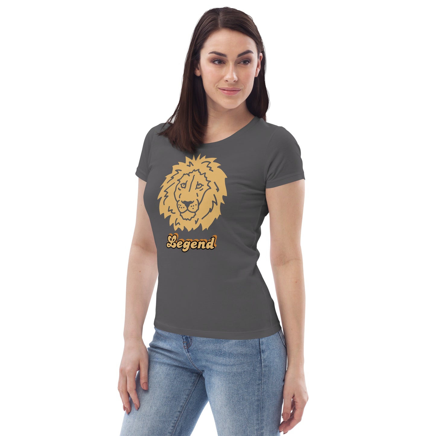 Women's fitted tee (Legend Lion)