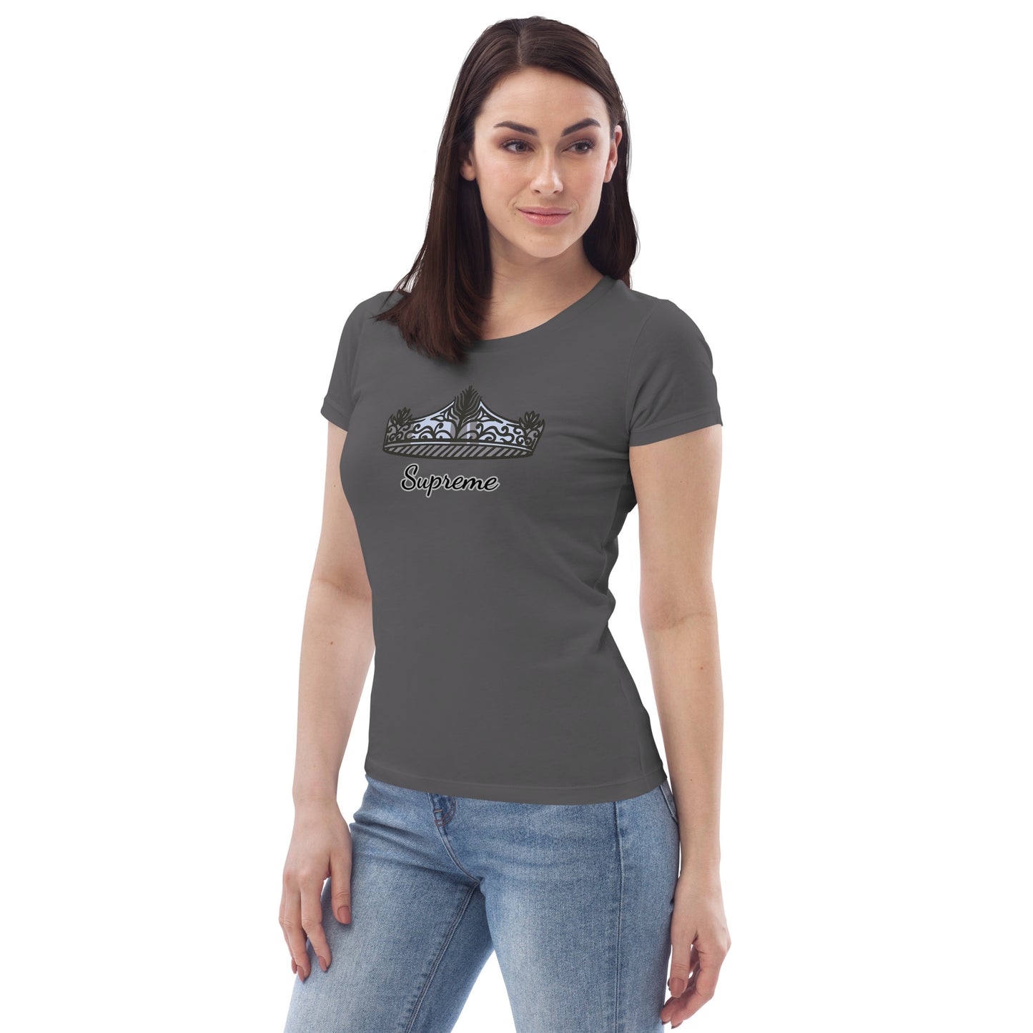 Women's fitted tee (Crown Supreme)