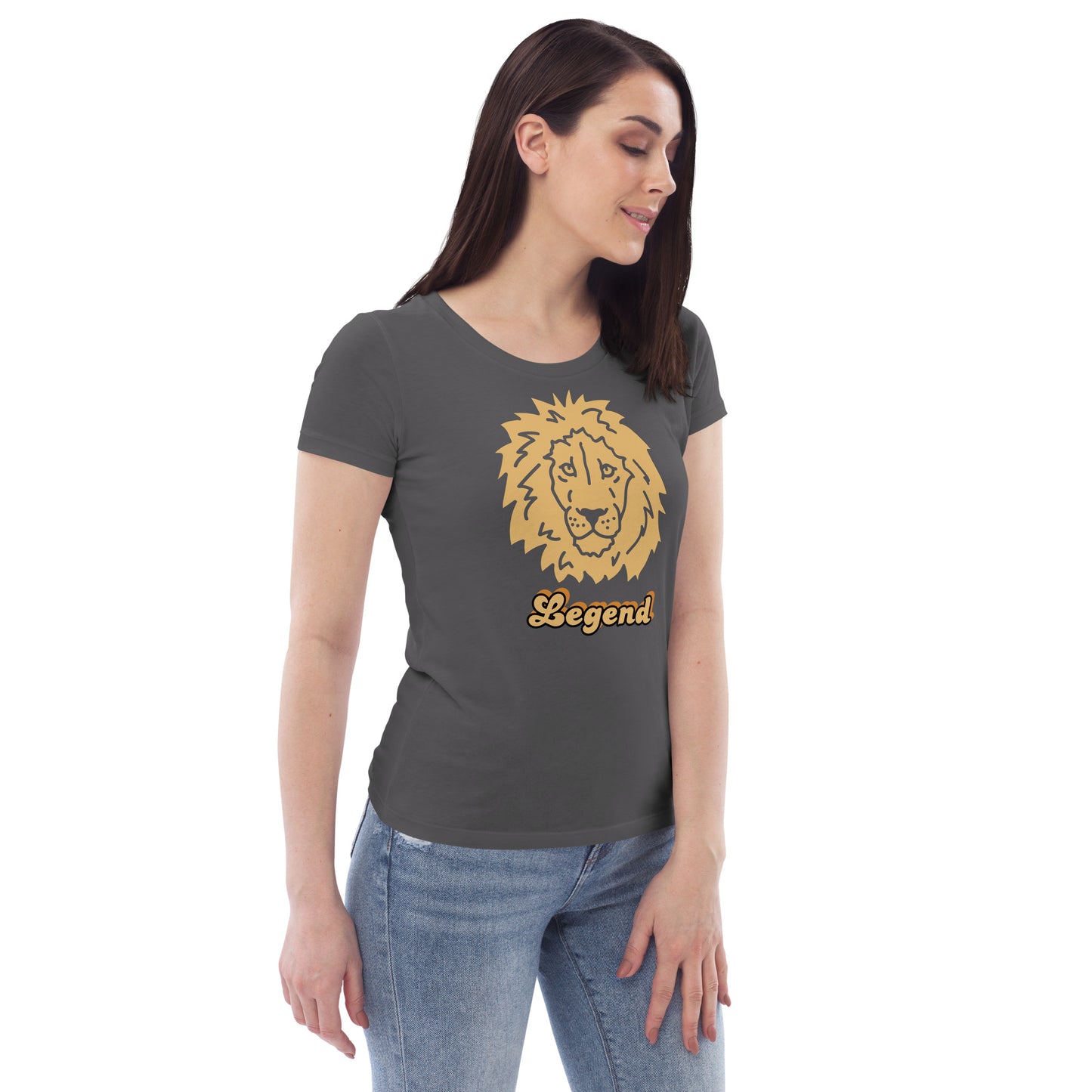 Women's fitted tee (Legend Lion)