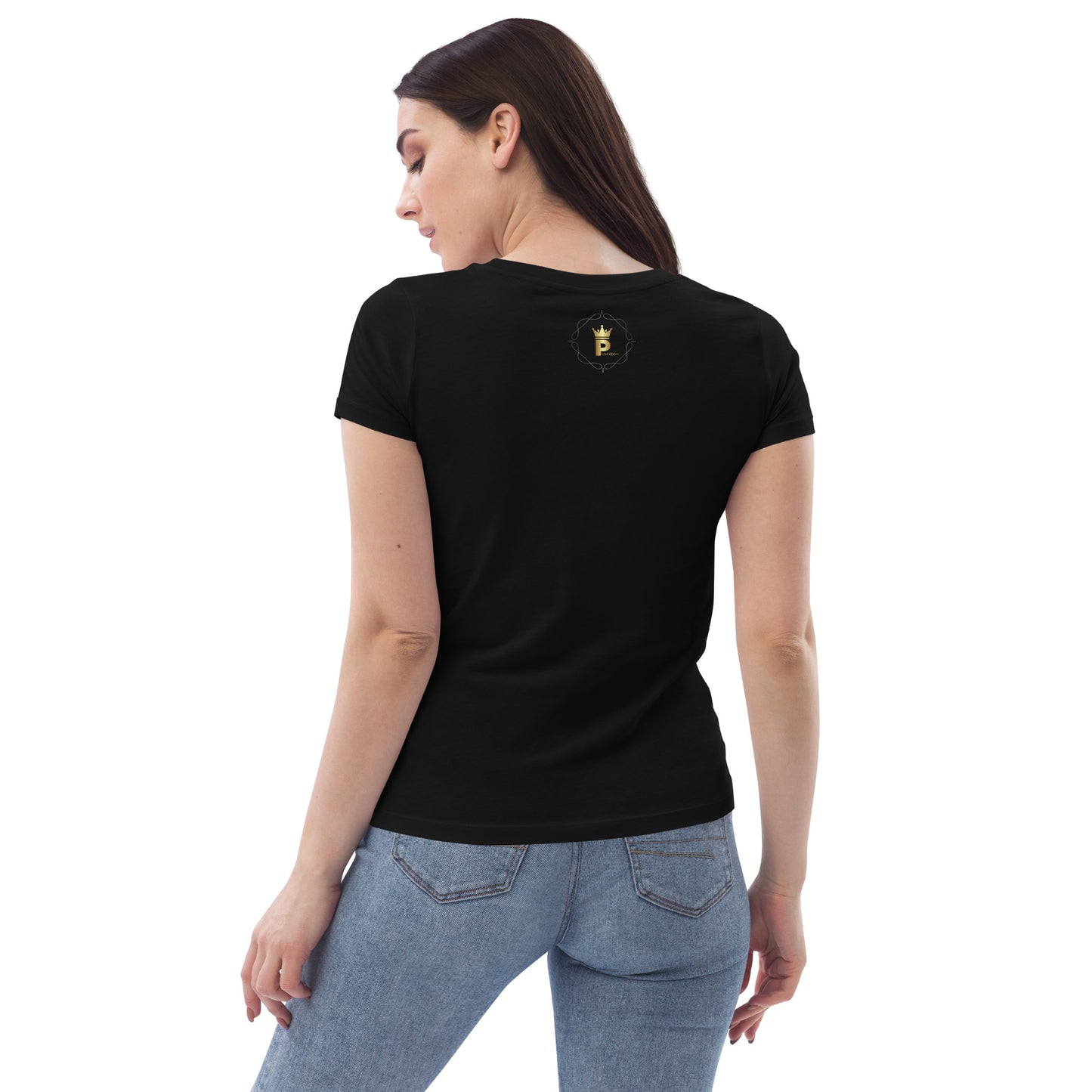 Women's fitted tee (Boss Lady Pink)