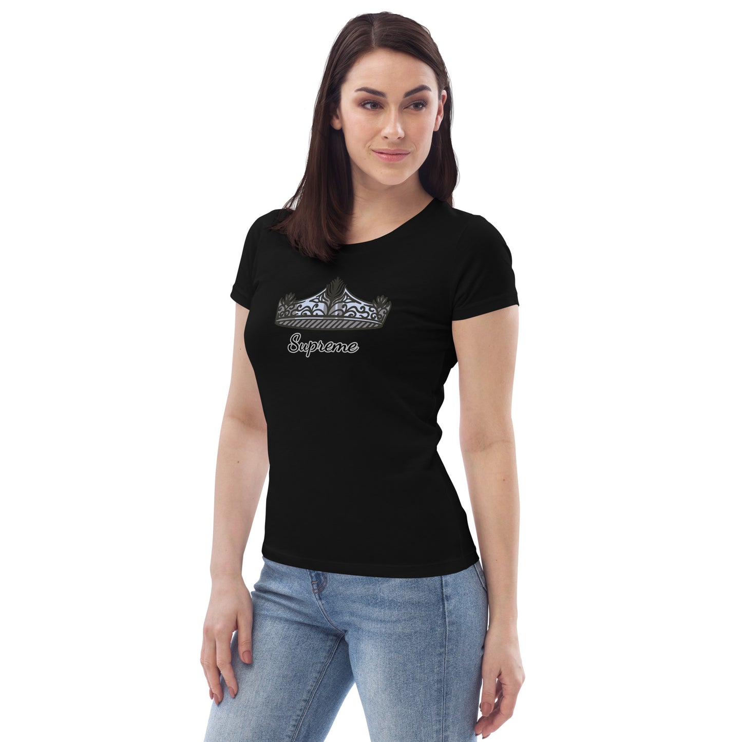 Women's fitted tee (Crown Supreme)