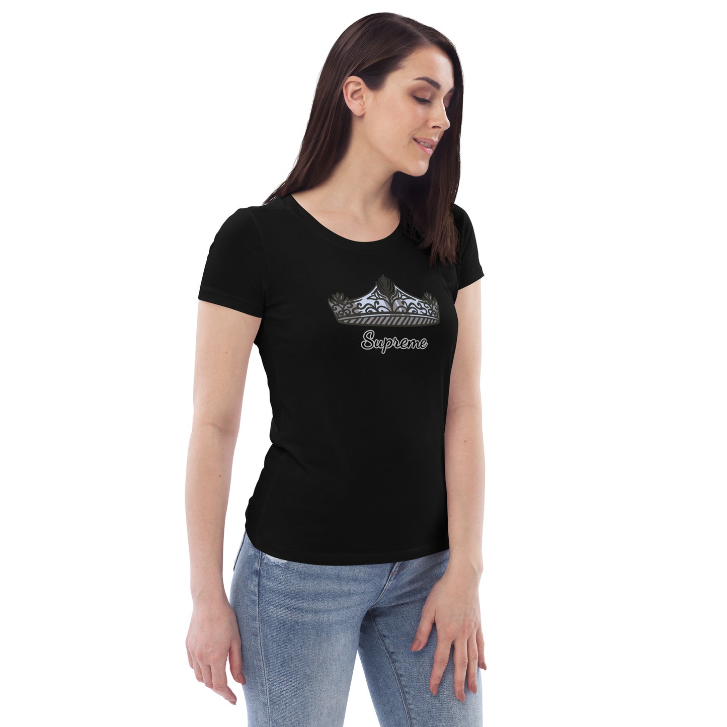 Women's fitted tee (Crown Supreme)