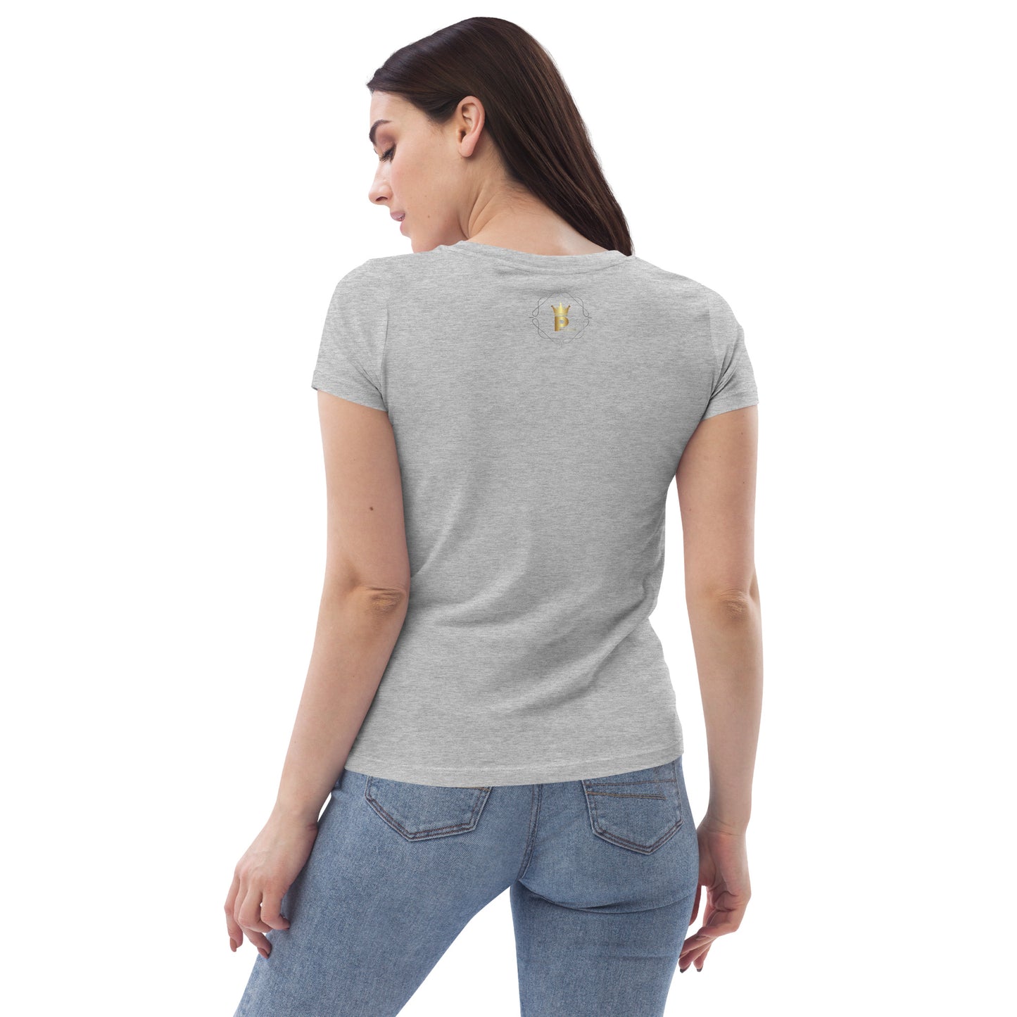 Women's fitted tee (Boss Lady Pink Lips)