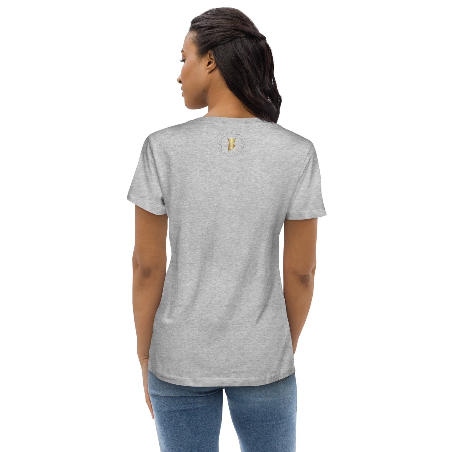 Women's fitted tee (Lion Respect)