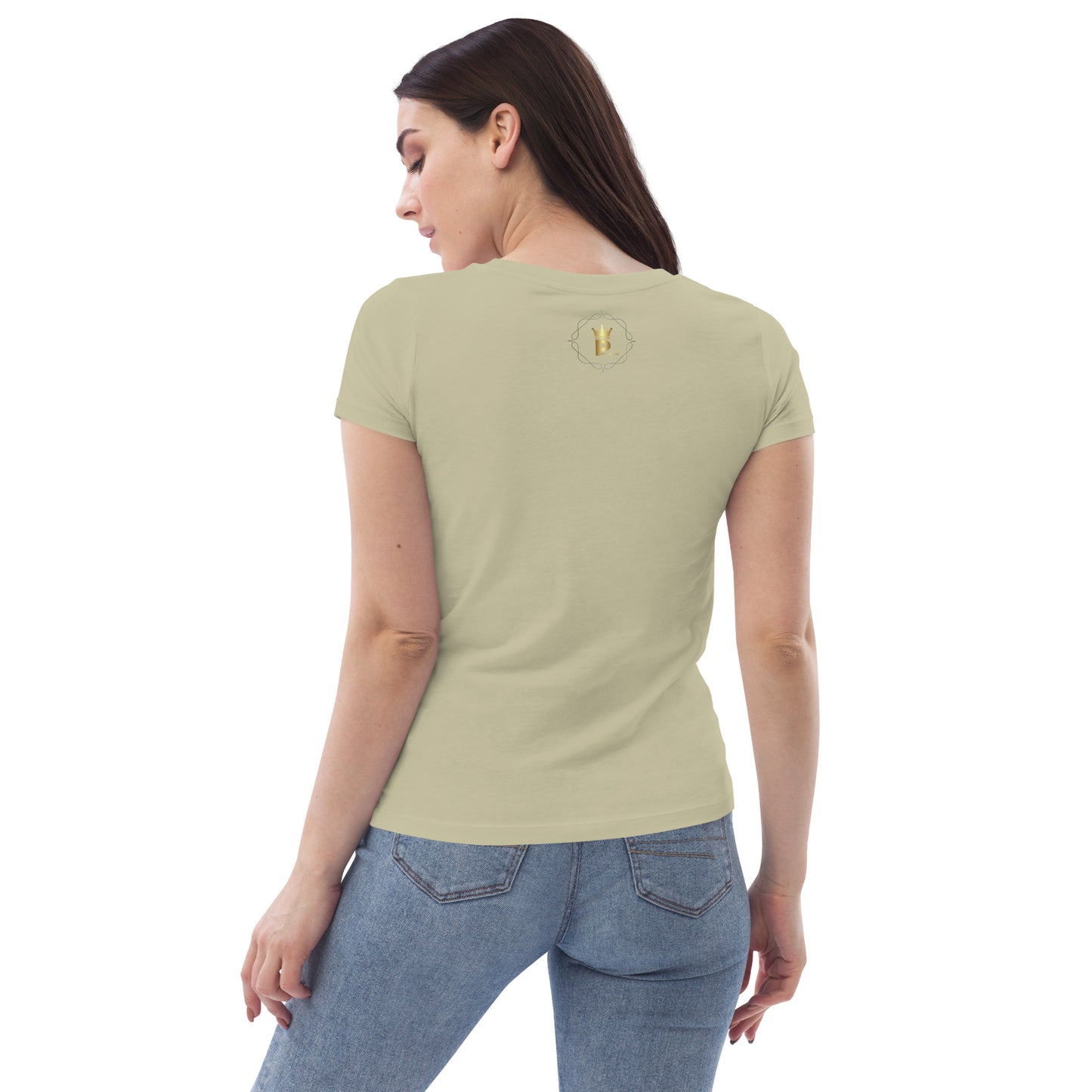 Women's fitted tee (Boss Lady Lion)
