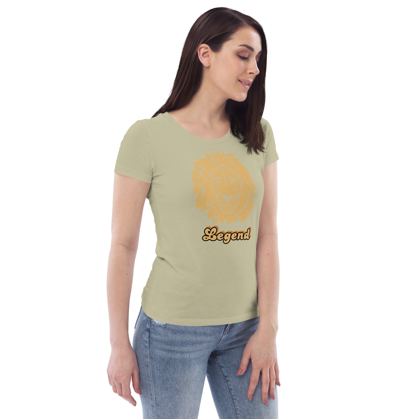 Women's fitted tee (Legend Lion)
