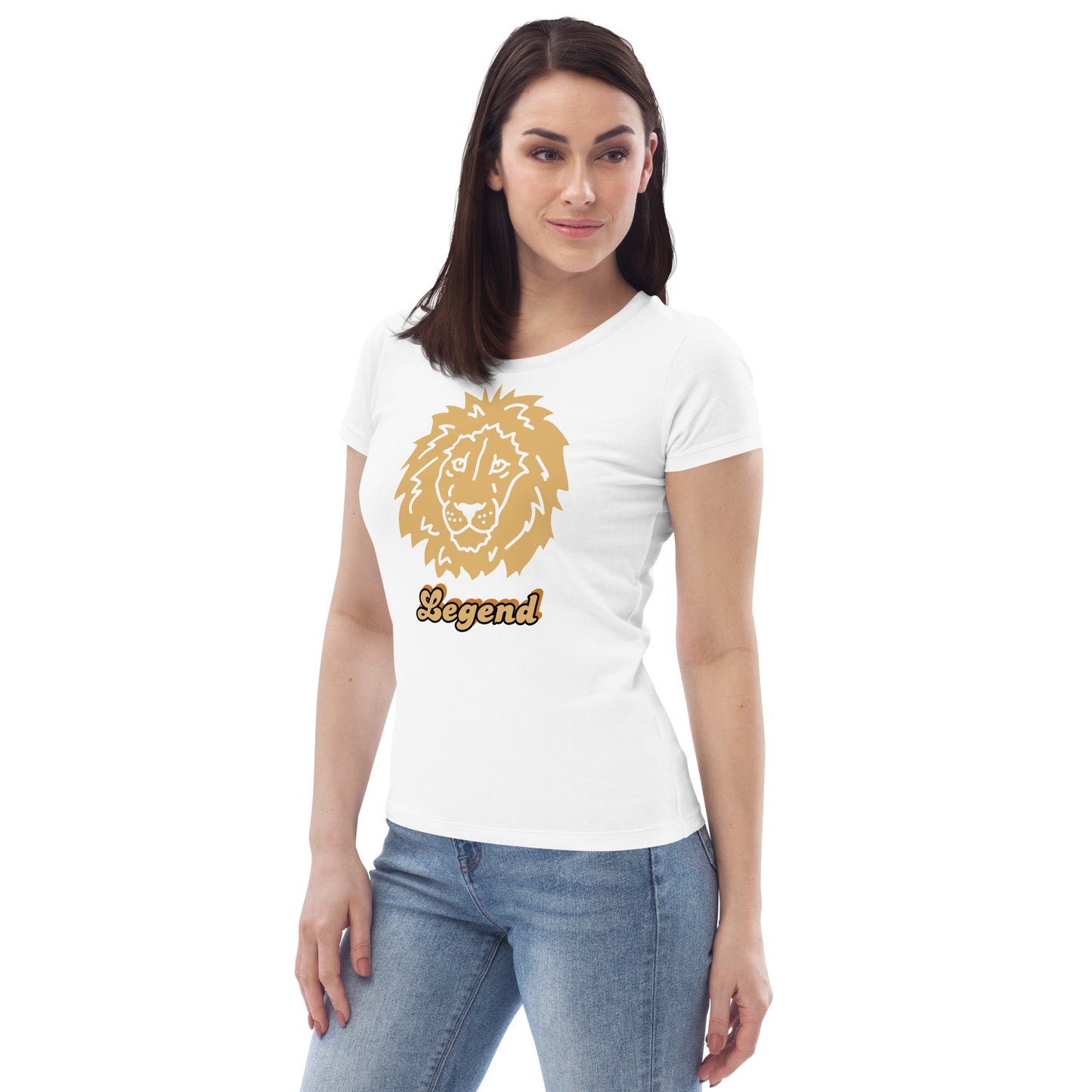 Women's fitted tee (Legend Lion)