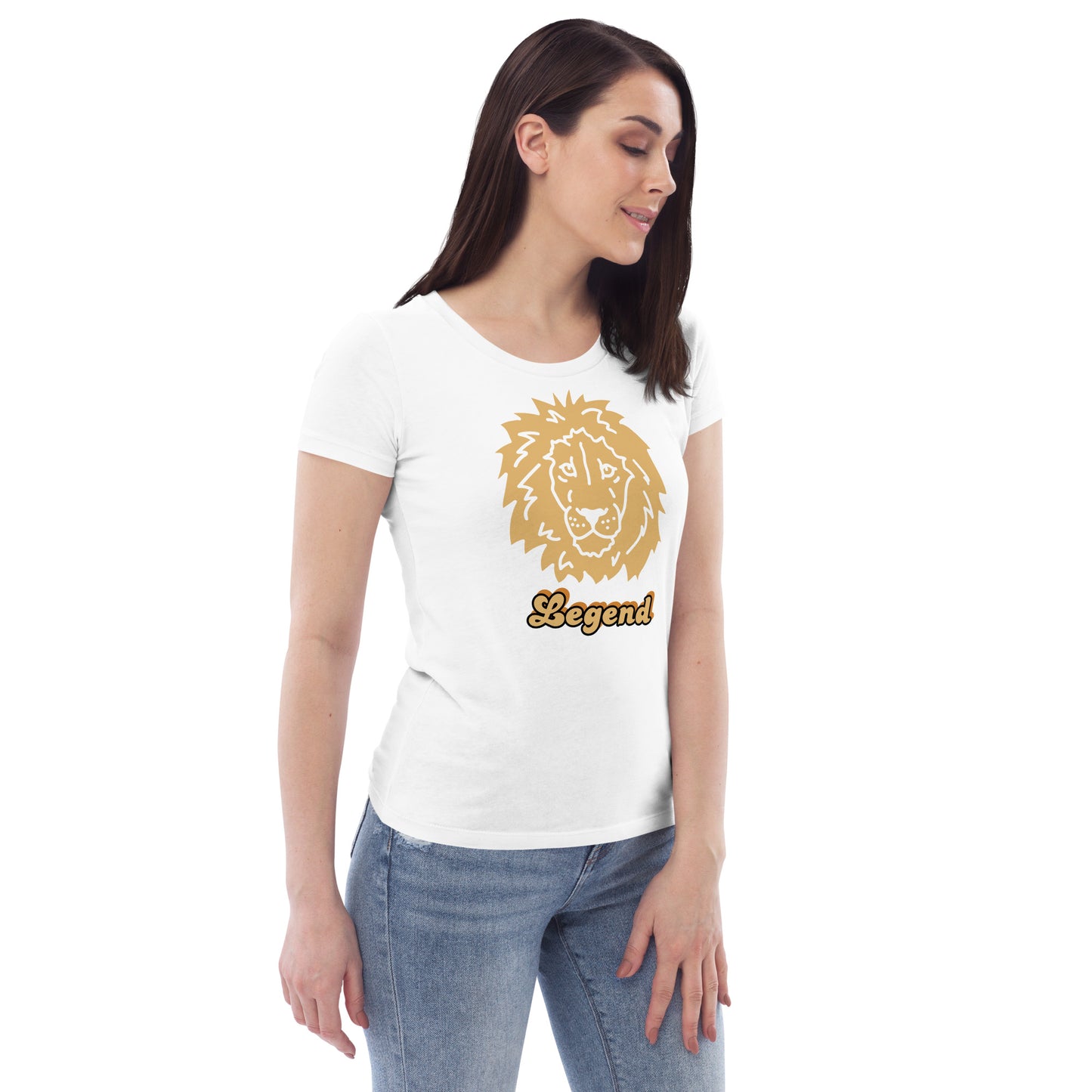 Women's fitted tee (Legend Lion)