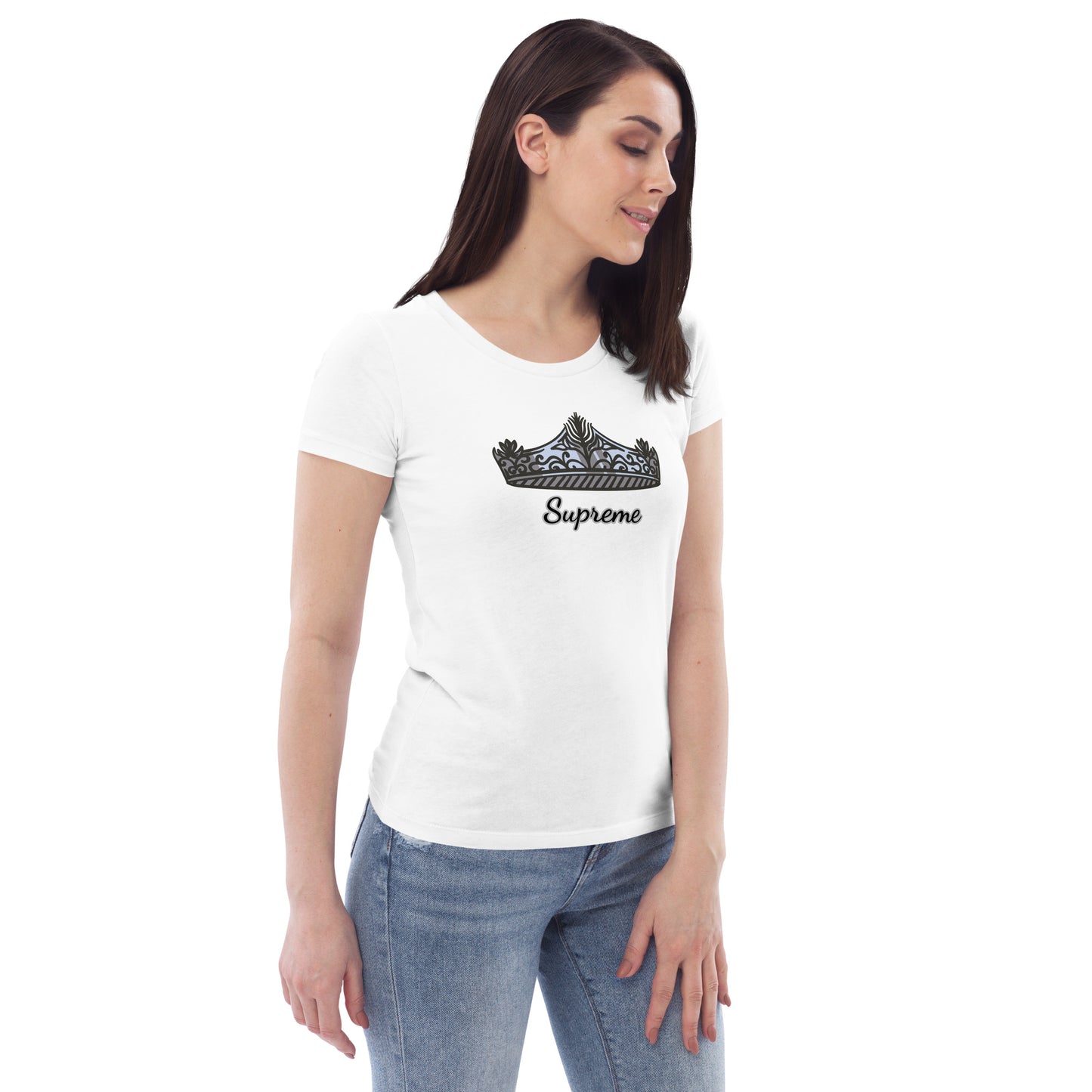 Women's fitted tee (Crown Supreme)