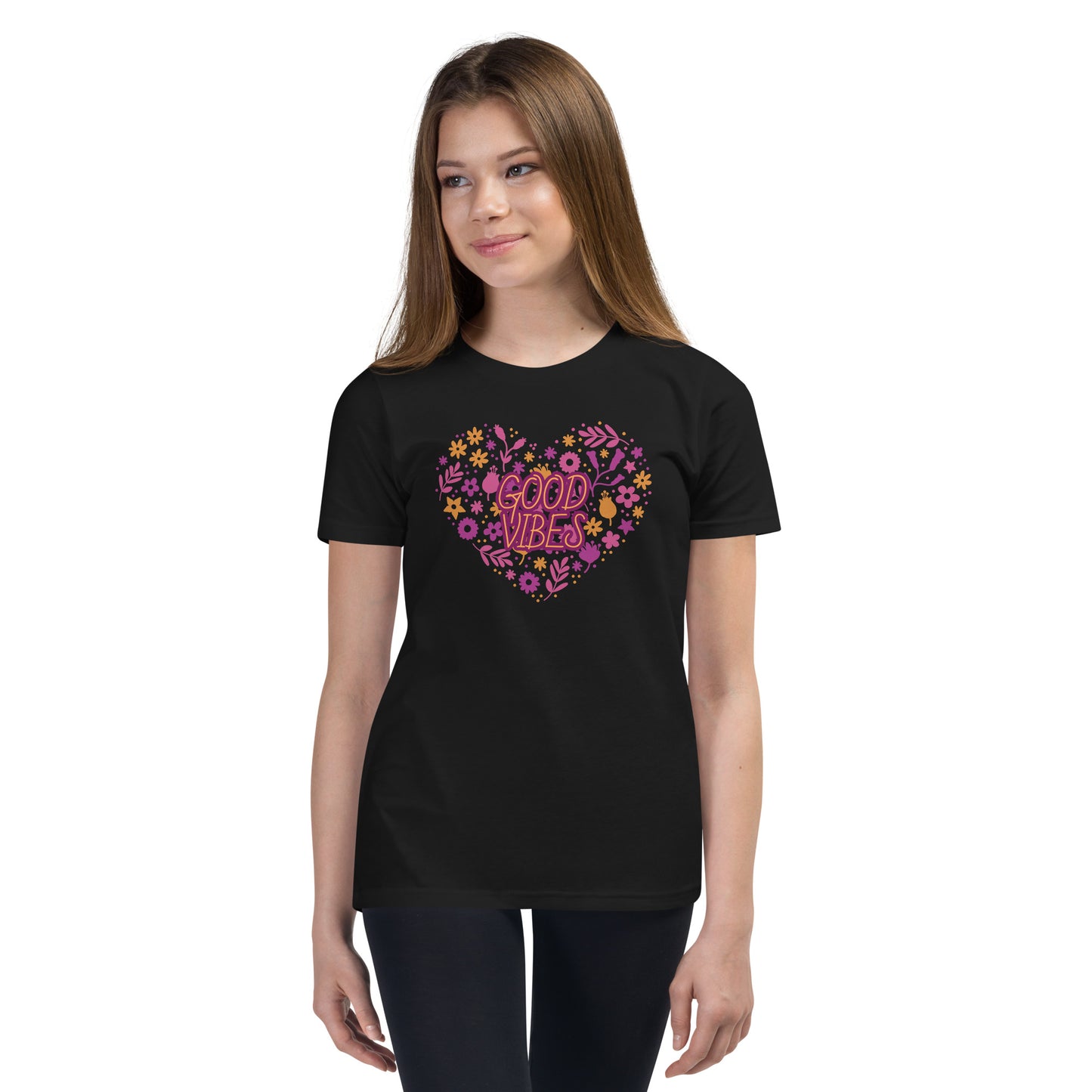 Youth Short Sleeve T-Shirt (Good Vibes)
