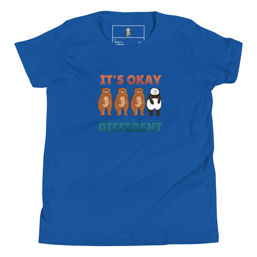 Youth Short Sleeve T-Shirt (Okay To Be Different)
