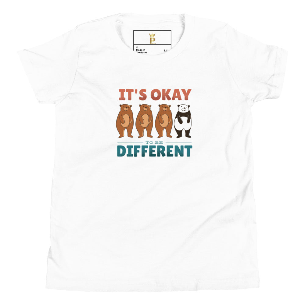 Youth Short Sleeve T-Shirt (Okay To Be Different)