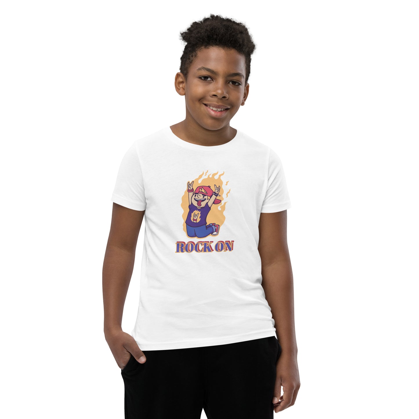 Youth Short Sleeve T-Shirt (Rock On)