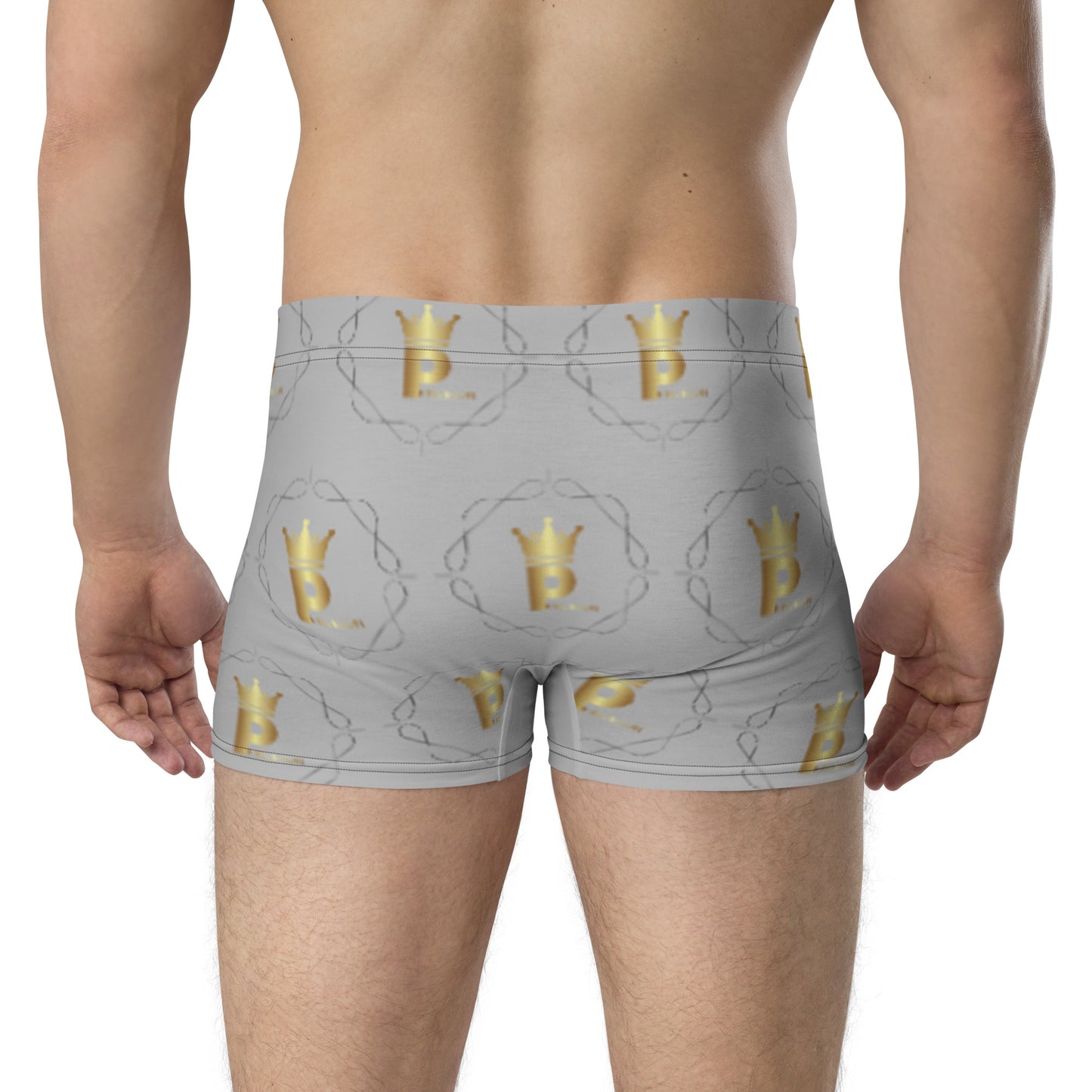 Boxer Briefs - Logo (grey/gold)