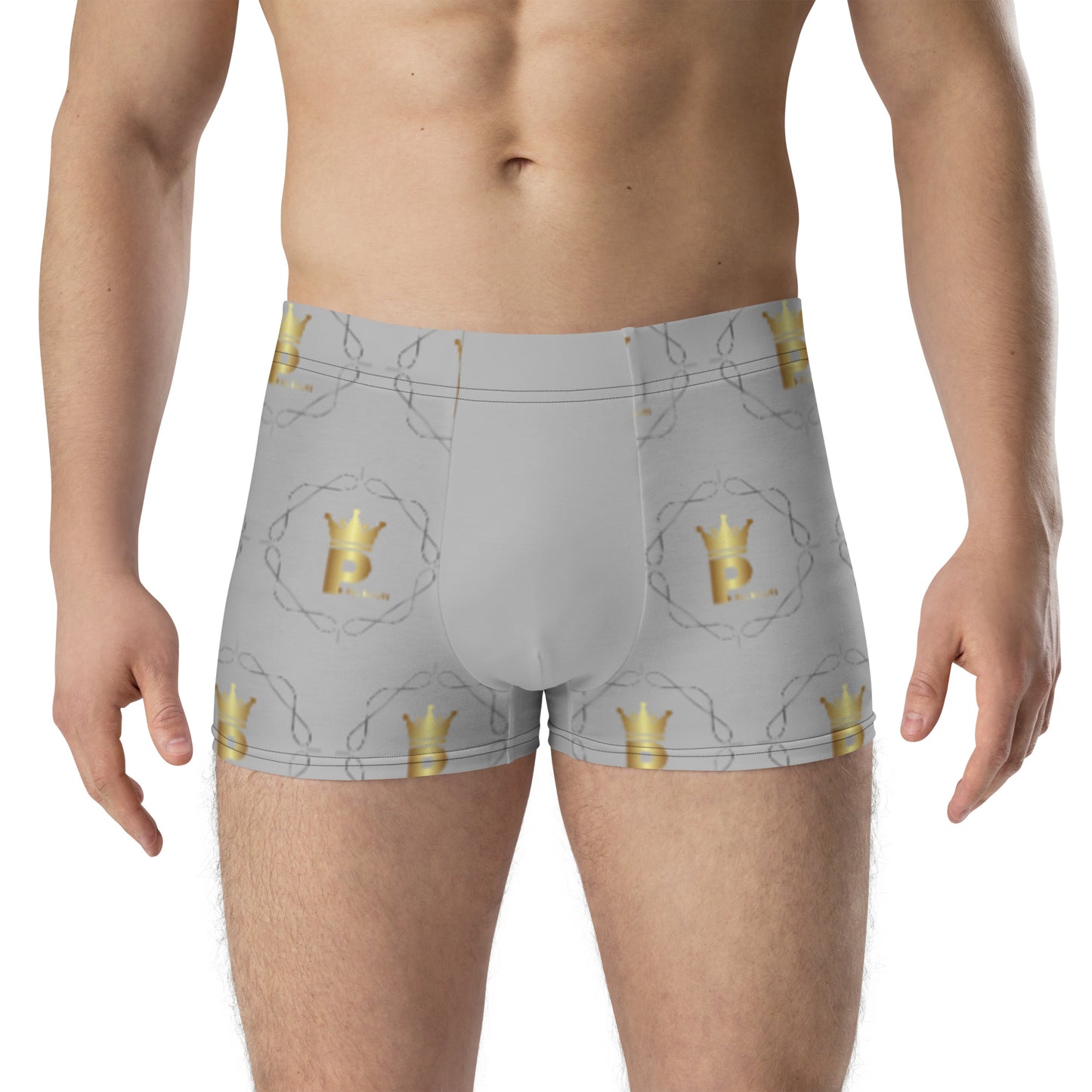 Boxer Briefs - Logo (grey/gold)
