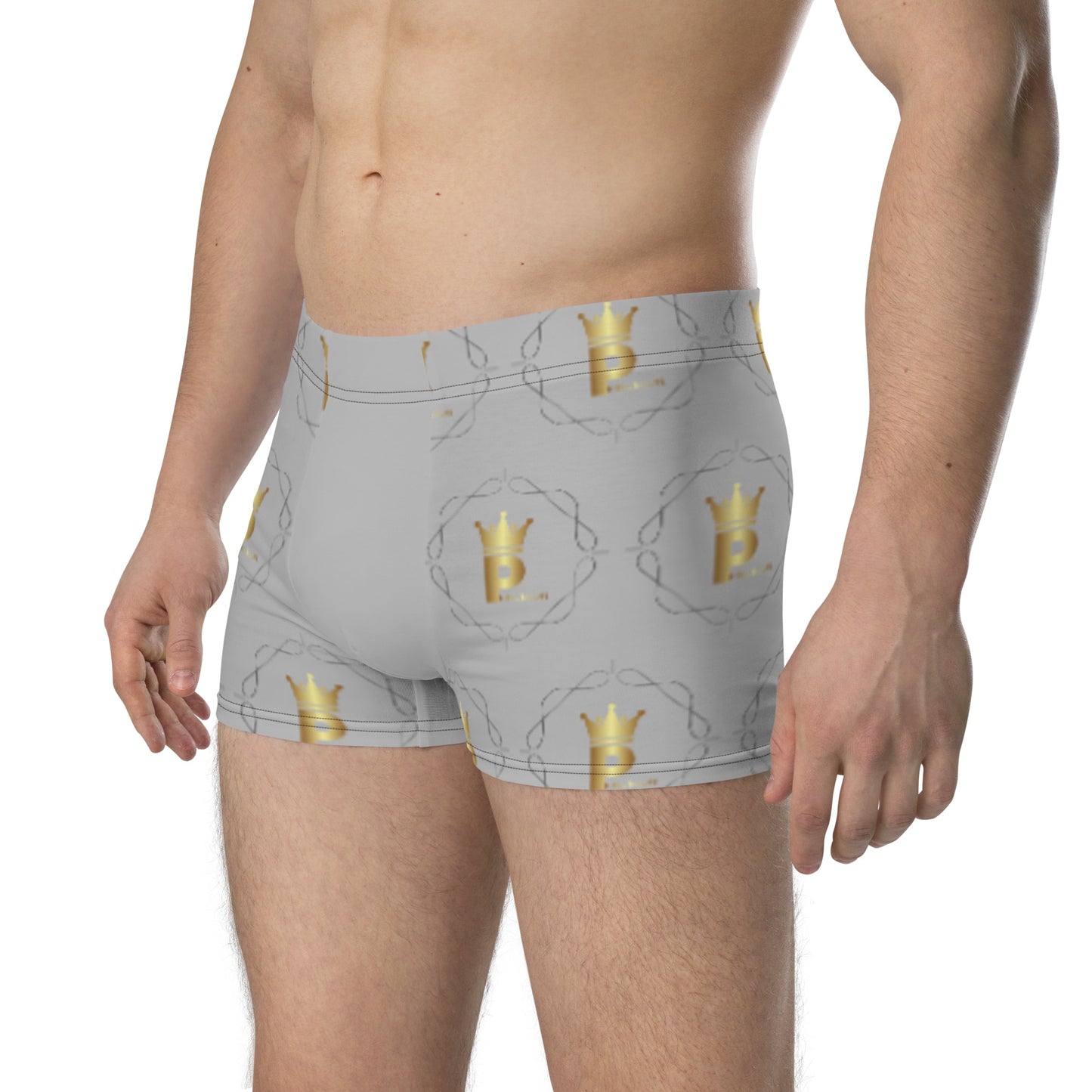 Boxer Briefs - Logo (grey/gold)
