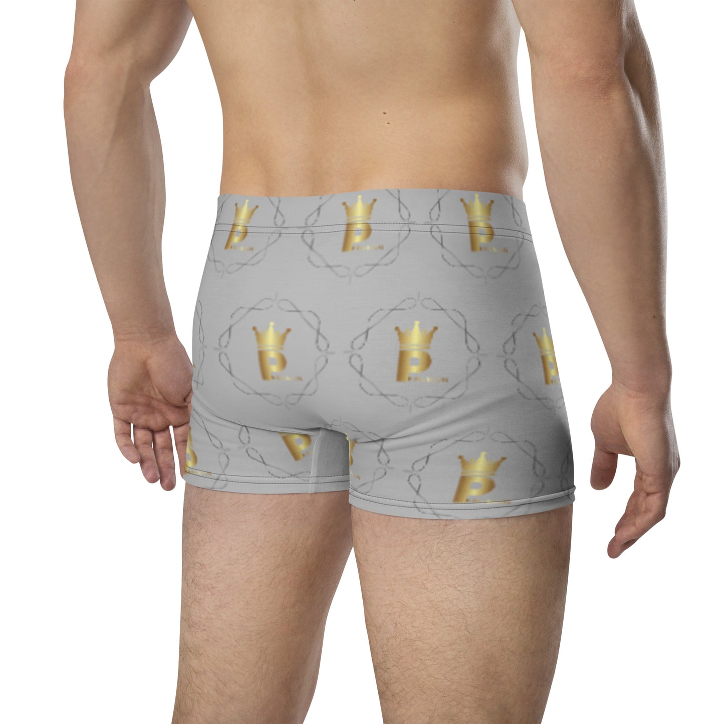 Boxer Briefs - Logo (grey/gold)