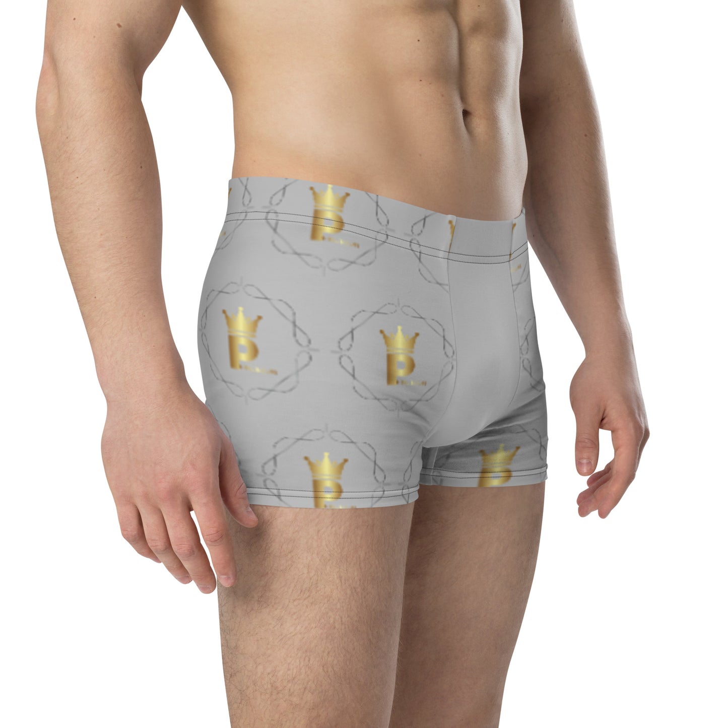Boxer Briefs - Logo (grey/gold)