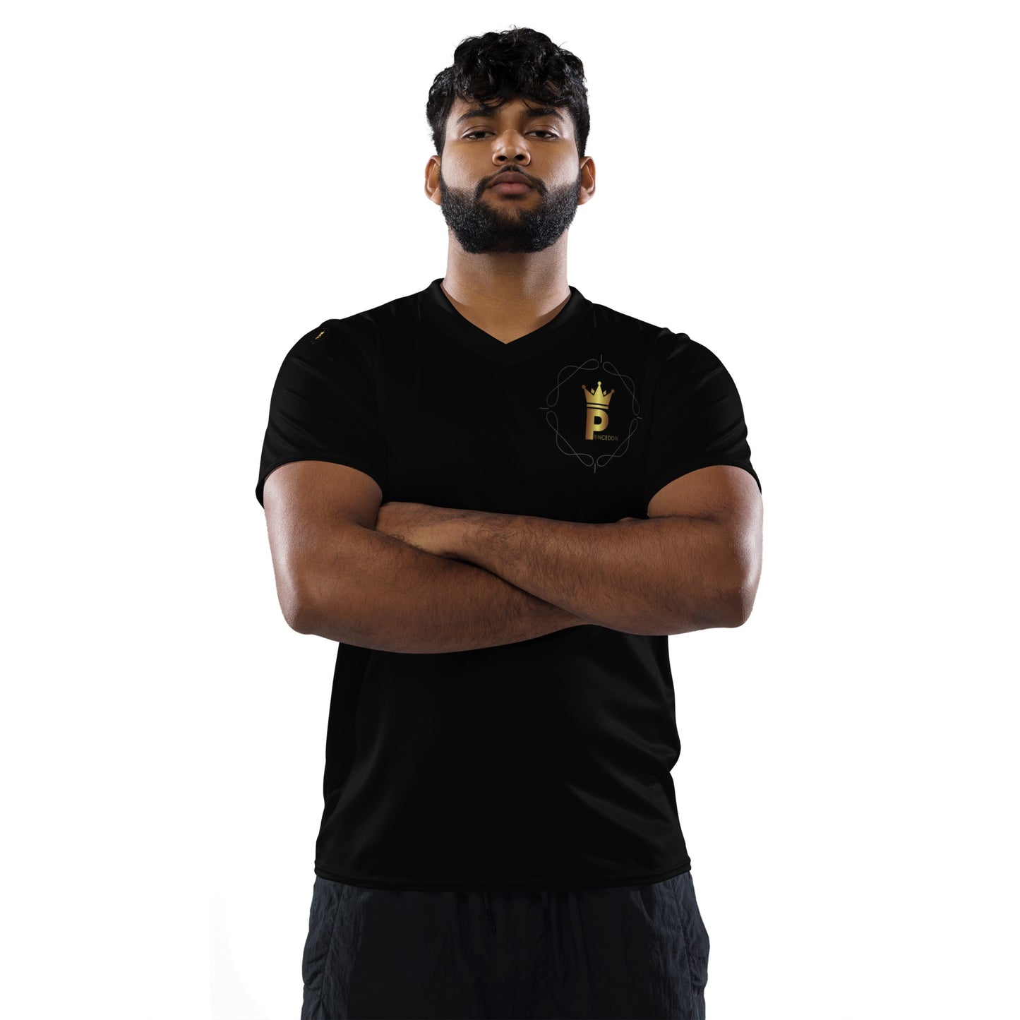 Men's Sport T-Shirt PrinceDon Logo - Black