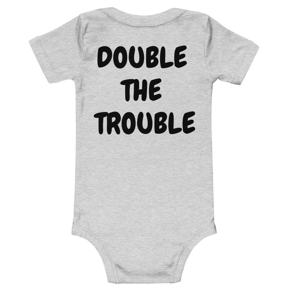 Baby Bilingual SS One Piece - ES + EN (black print)