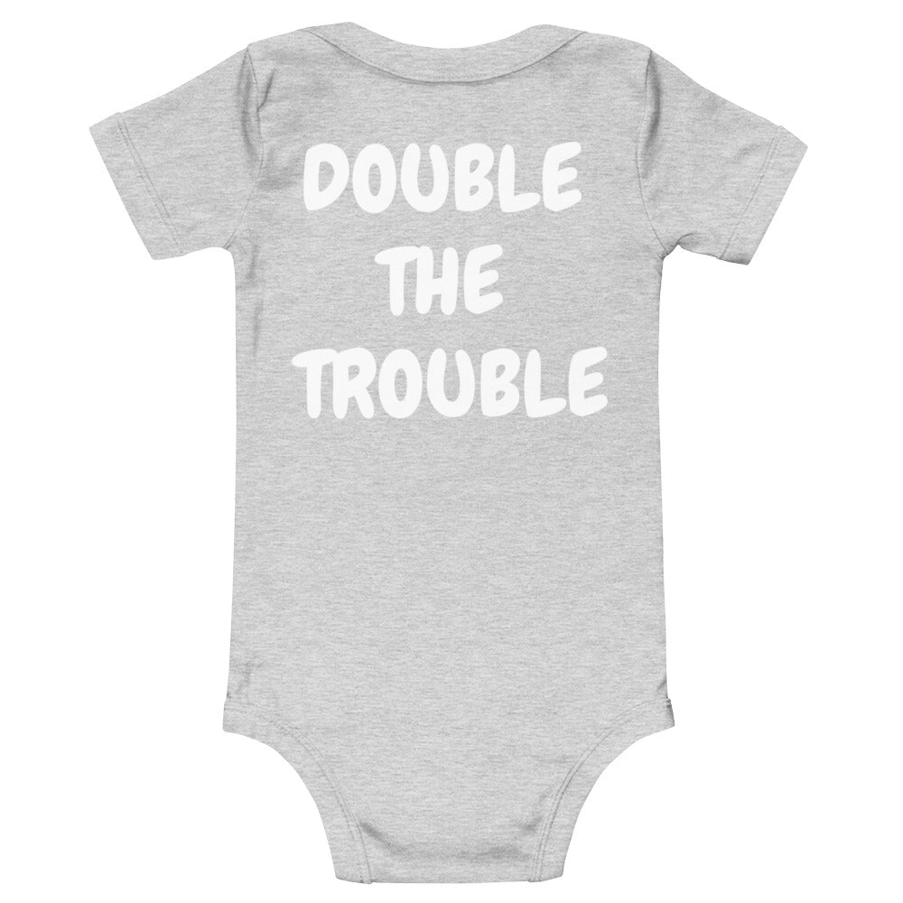 Baby Bilingual SS One Piece - ES + EN (white print)