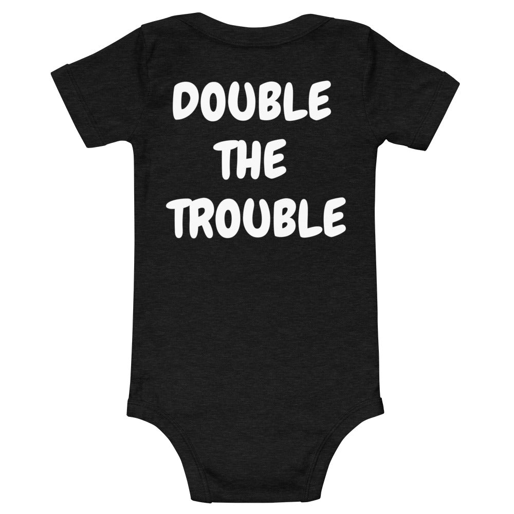 Baby Bilingual SS One Piece - ES + EN (white print)