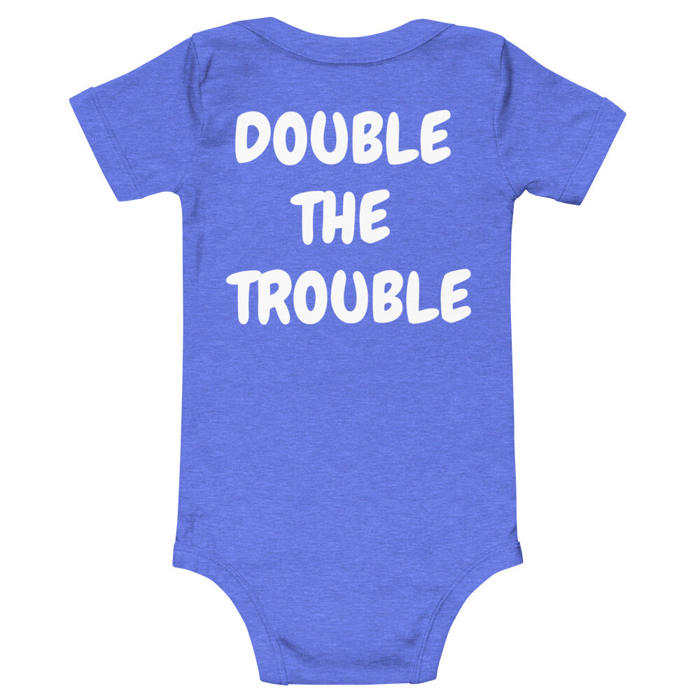 Baby Bilingual SS One Piece - ES + EN (white print)