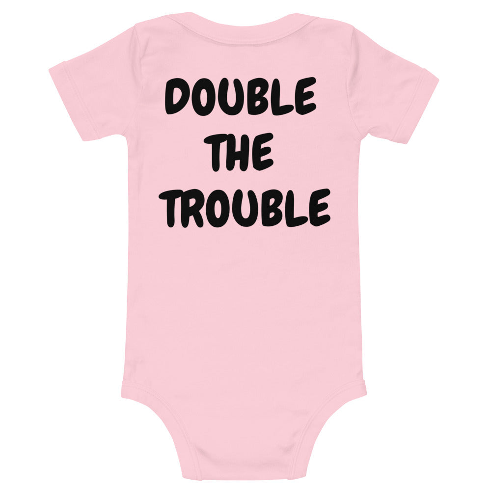 Baby Bilingual SS One Piece - ES + EN (black print)
