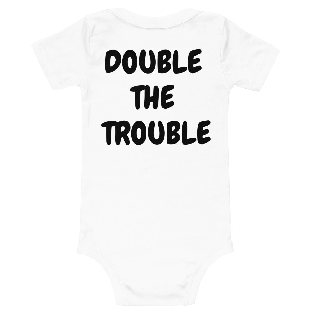 Baby Bilingual SS One Piece - ES + EN (black print)