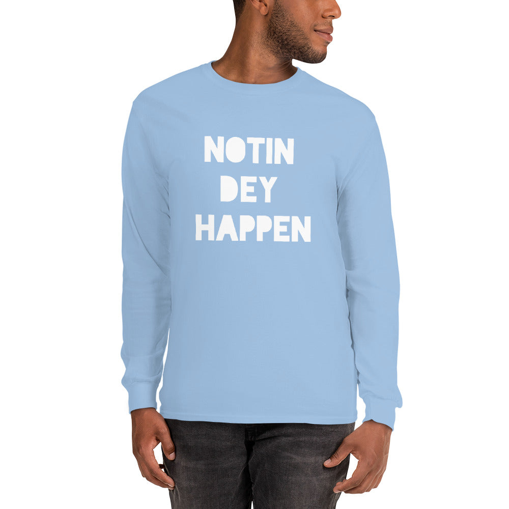 Men’s Pidgin LS Shirt - NDH (white print)