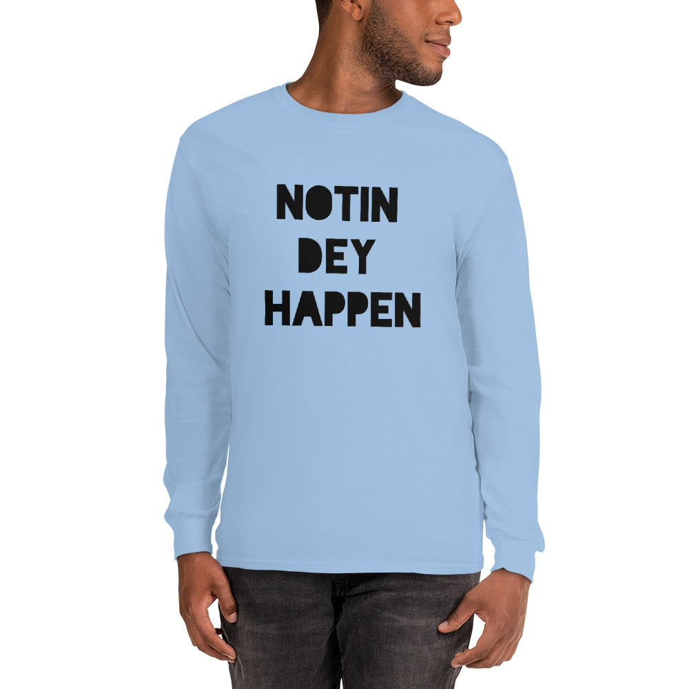 Men’s Pidgin LS Shirt - NDH (black print)