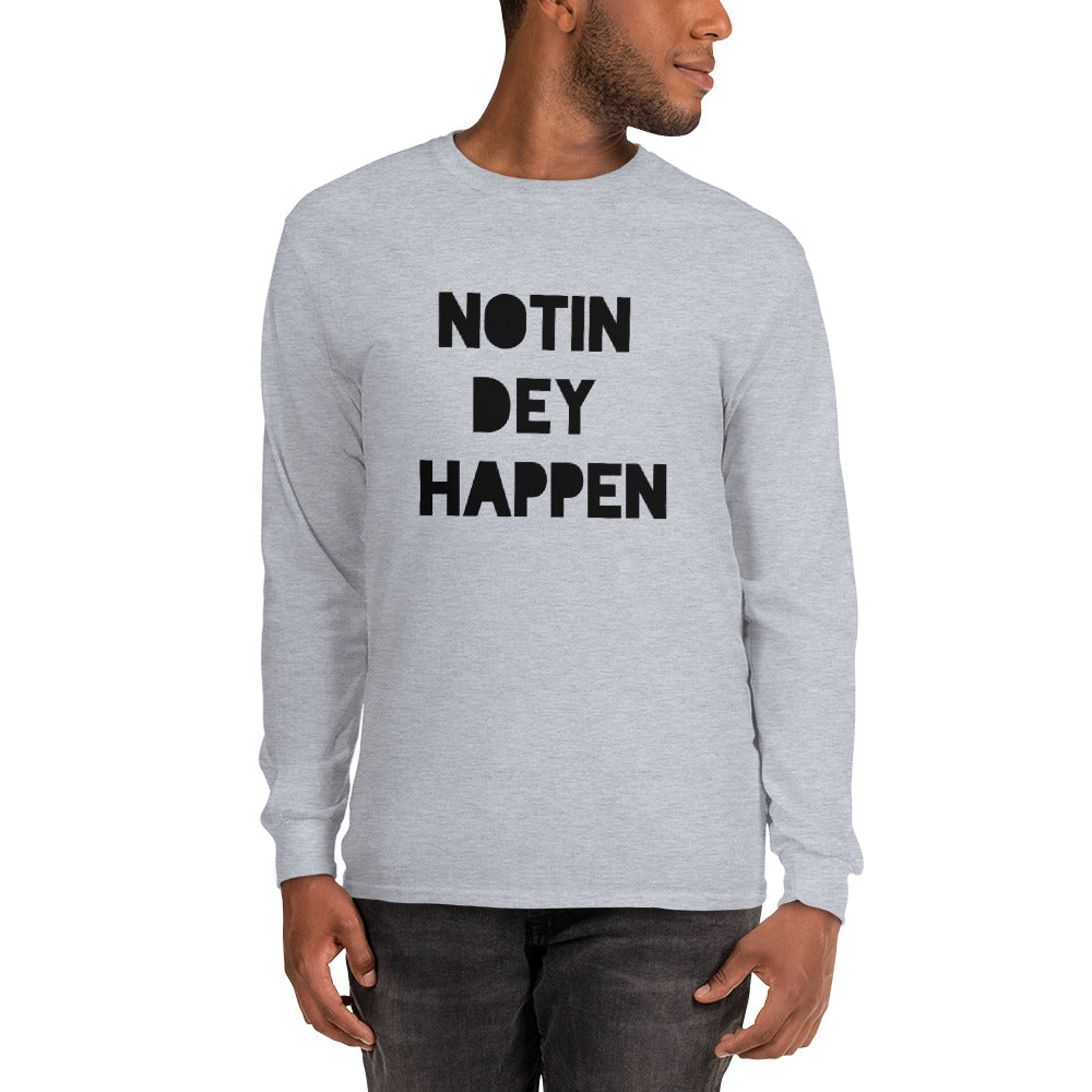 Men’s Pidgin LS Shirt - NDH (black print)