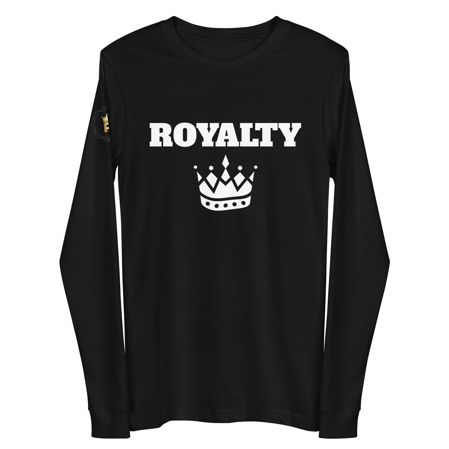 Unisex LS Tee - Royalty (white print)