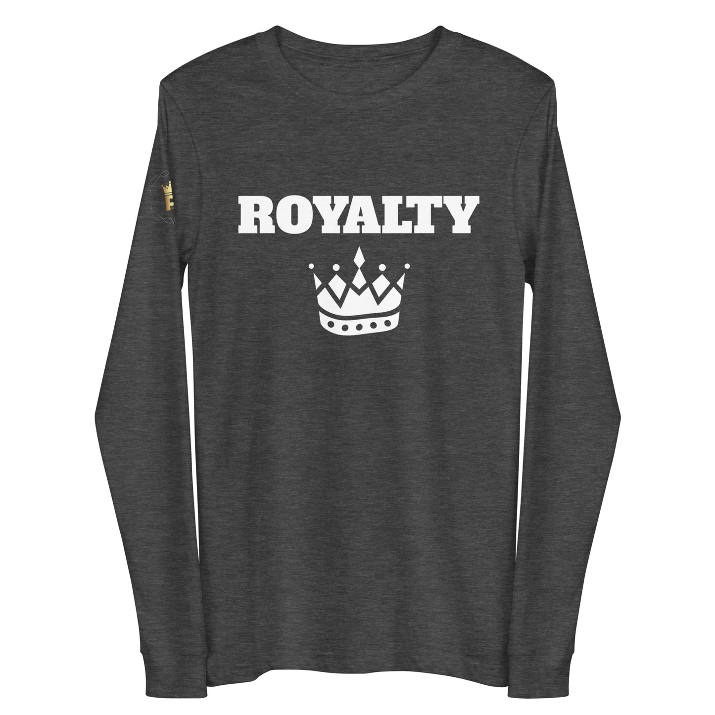 Unisex LS Tee - Royalty (white print)