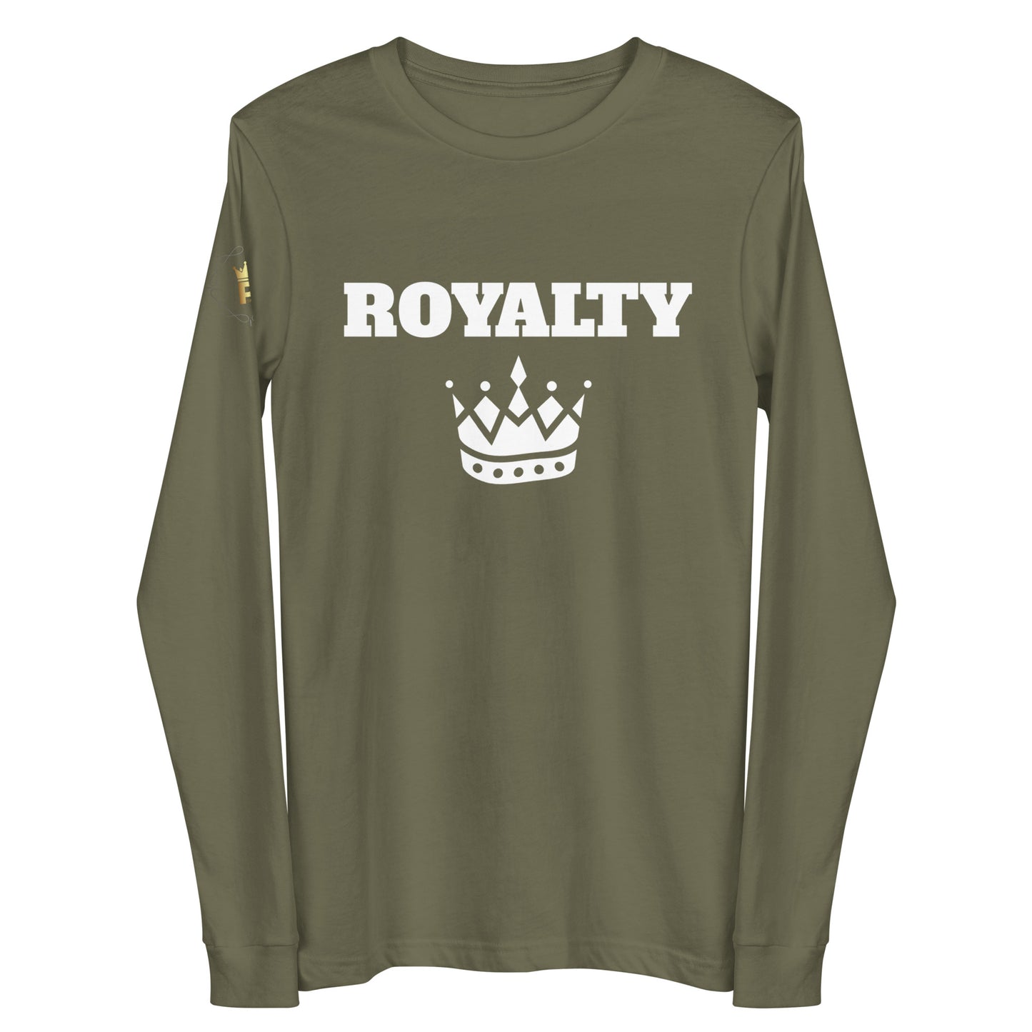 Unisex LS Tee - Royalty (white print)