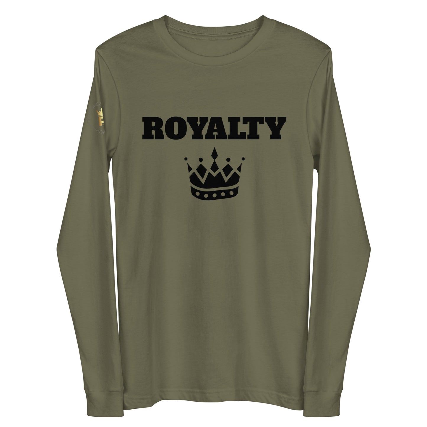 Unisex LS Tee - Royalty (black print)