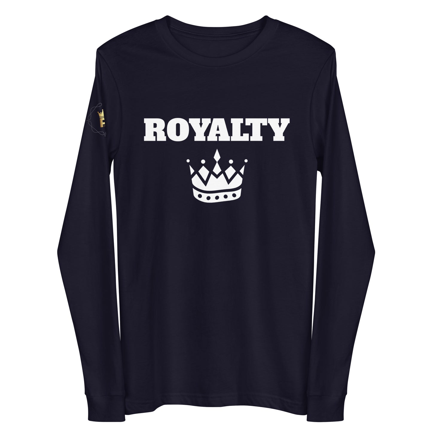 Unisex LS Tee - Royalty (white print)